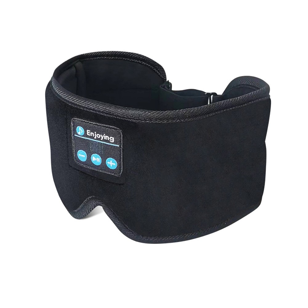 3D Bluetooth Sleep Eye Mask HD sztereó hangszóró fekete