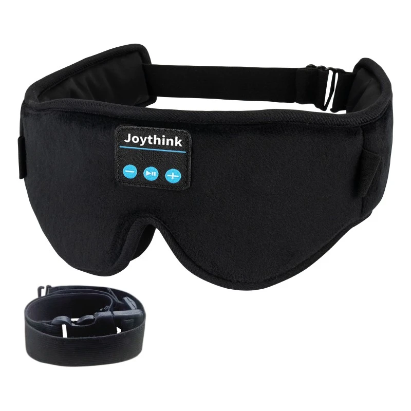 Autó Bluetooth Sleep szemmaszk fekete