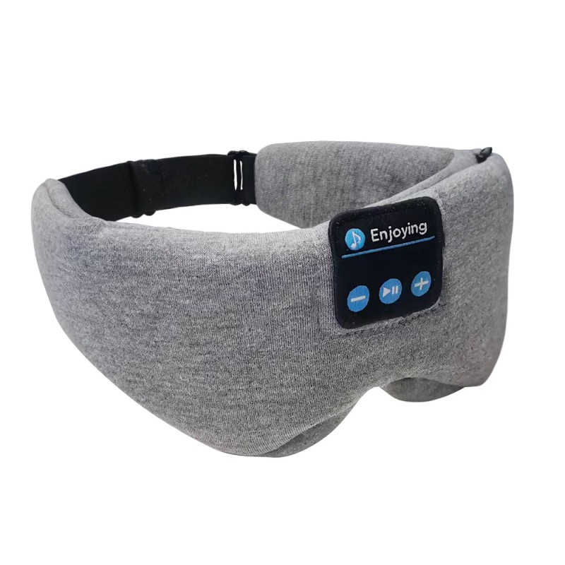Pamut Bluetooth Sleep Eye Maszk fejpántos fülhallgató mini szürke
