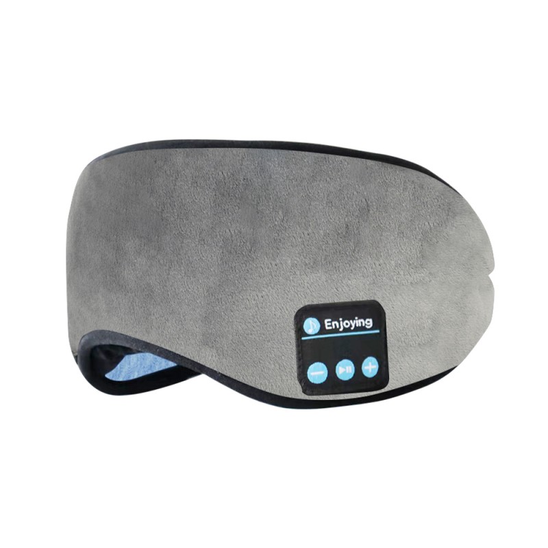 Pamut Bluetooth Sleep Eye Mask Sleep Fejhallgató Szürke