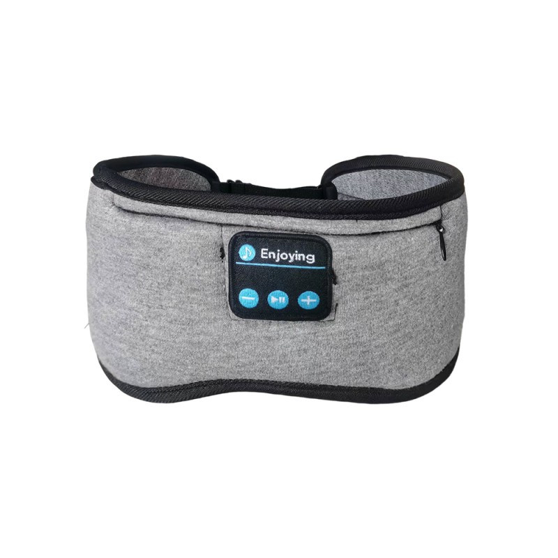 Pamutszürke cipzár Bluetooth szemmaszk