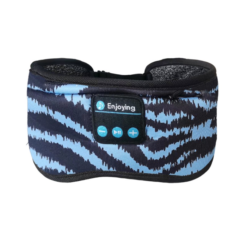 Pamut Zebra Blue Bluetooth szemmaszk