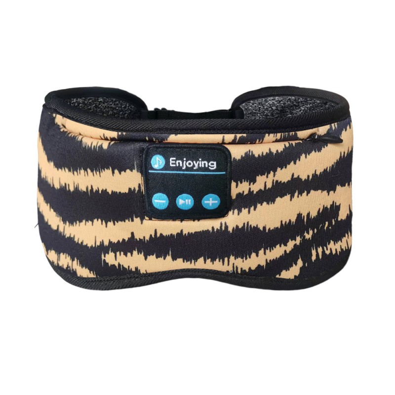 Pamut Zebra sárga Bluetooth szemmaszk