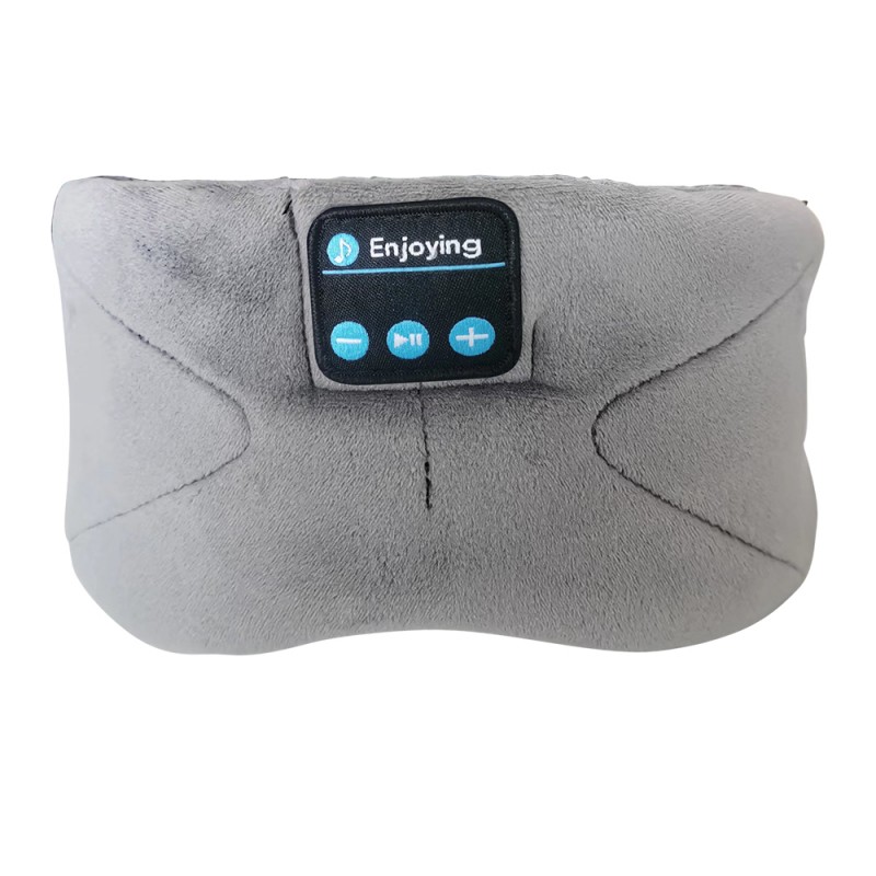 Fejpánt Bluetooth Sleep Eye Mask Sleeping Fejhallgató Szürke