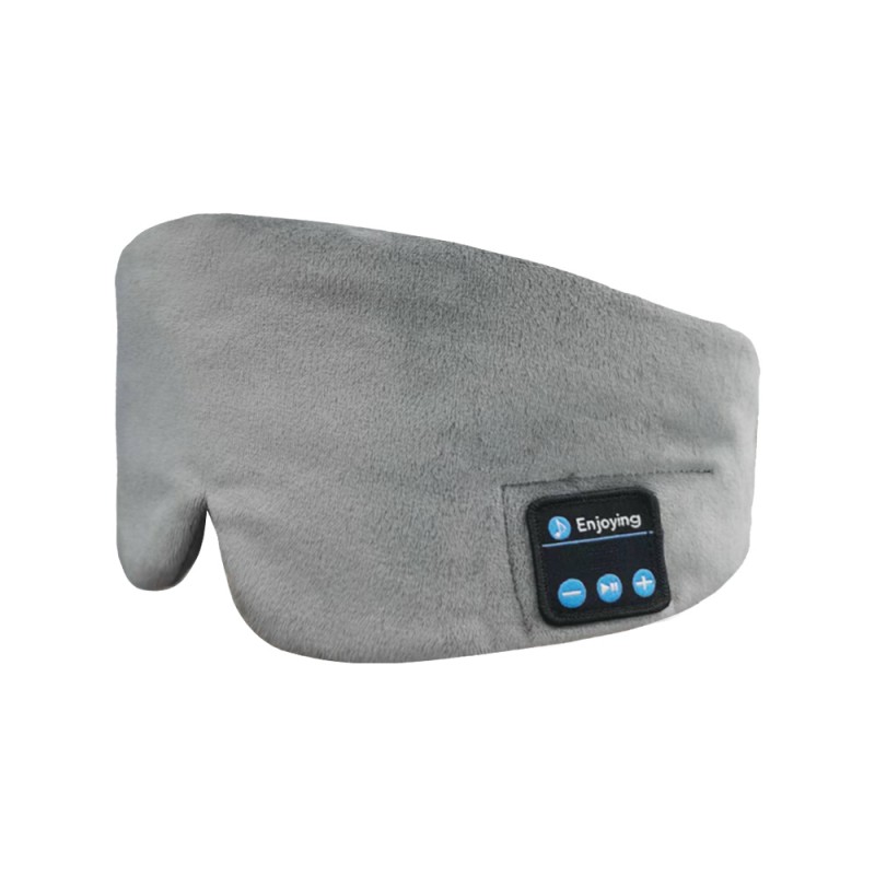 Selyem Bluetooth Sleep Eye Mask Sleep Fejhallgató Szürke