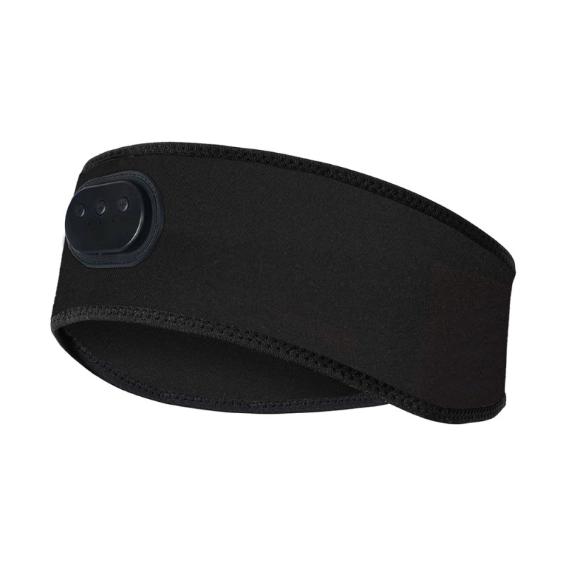 Stretch Bluetooth fejpánt sport fejhallgató fekete szilárd